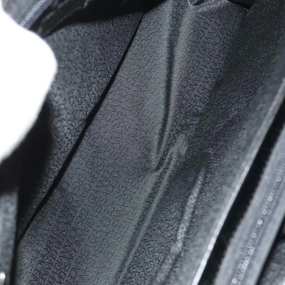 Versace Leather Shoulder Bag Black
